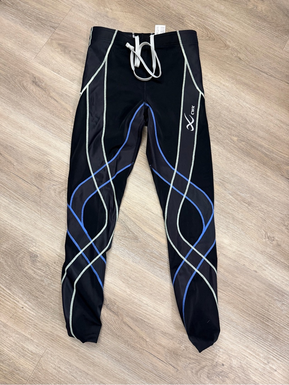 CW-X Women’s Compression Running Tights Leggings XS Black Athletic 0237